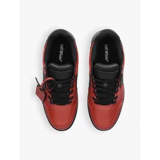 Off-White Out of Office low-top grained leather trainers, Размер: 45, Наличие: Забрать сейчас, фото , изображение 2