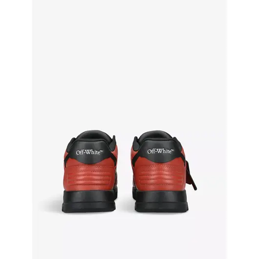 Off-White Out of Office low-top grained leather trainers, Размер: 45, Наличие: Забрать сейчас, фото , изображение 4