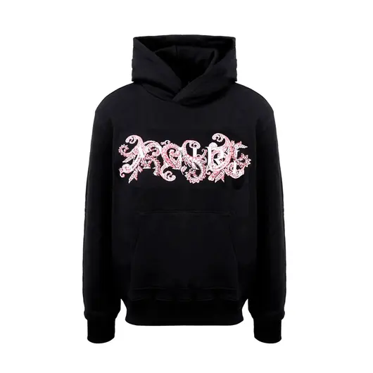Amiri Paisley Allover Hoodie 'Black/Red', Размер: L, Наличие: Забрать сейчас, фото 