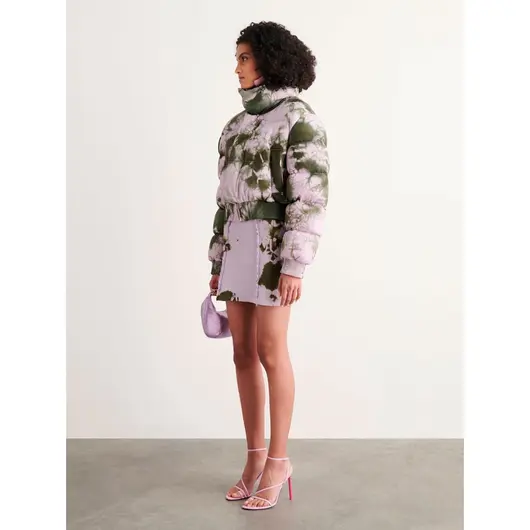 OFF-WHITE Tie Dye Arrow Puffer Military Lilac, фото , изображение 3