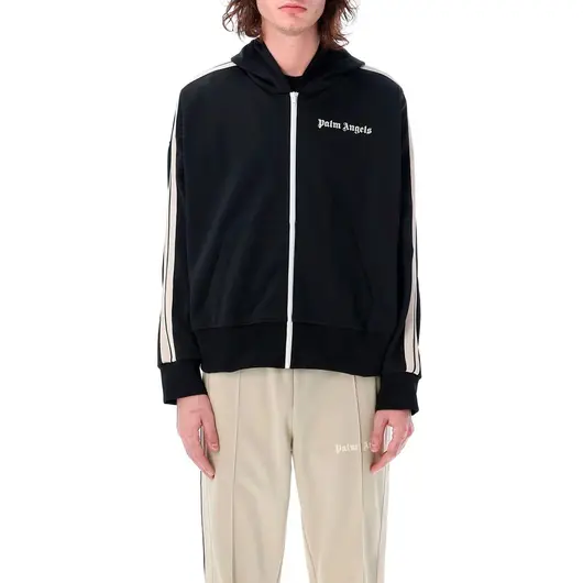 Palm Angels Black Sports Jacket With Logo Print, Размер: S, Наличие: Склад (1-3 дня), фото , изображение 2