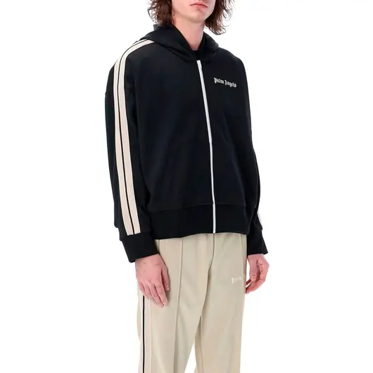 Palm Angels Black Sports Jacket With Logo Print, Размер: S, Наличие: Склад (1-3 дня), фото , изображение 4