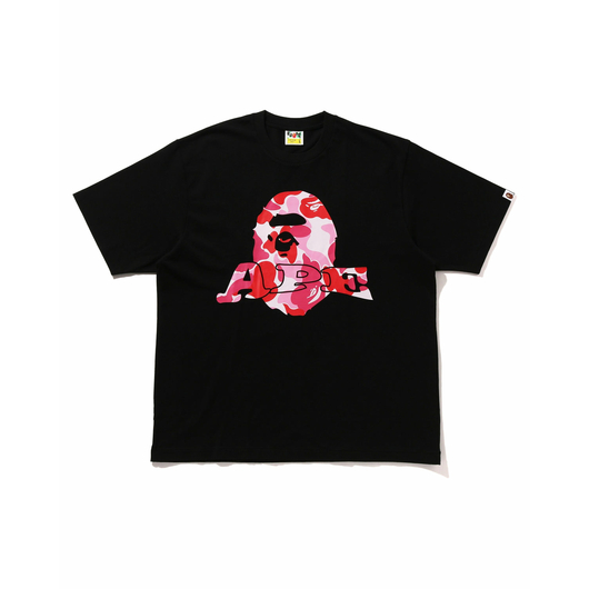 BAPE ABC CAMO APE HEAD RELAXED FIT T-SHIRT BLACK, Размер: M, Наличие: Склад (1-3 дня), фото 