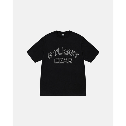 STUSSY GEAR TEE BLACK, Размер: S, Наличие: Склад (1-3 дня), фото 