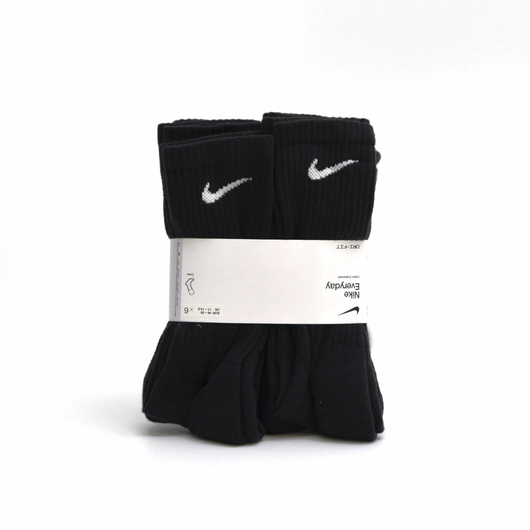 Шкарпетки унісекс Nike U EVERYDAY CUSH CREW (6 пар) Black SX7666-010, Размер: 38-42, Наличие: Склад (1-3 дня), фото , изображение 3