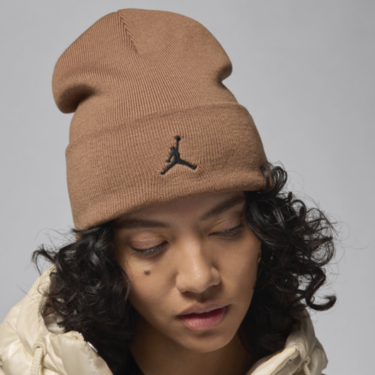 Шапка унісекс Air Jordan Peak Essential Beanie Brown FN4672-223, Наличие: Склад (1-3 дня), фото , изображение 4