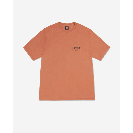 STUSSY BEAT SOUNDS PIG. DYED TEE RUST, Размер: S, Наличие: Склад (1-3 дня), фото 