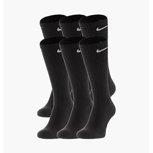 Шкарпетки унісекс Nike U EVERYDAY CUSH CREW (6 пар) Black SX7666-010, Размер: 38-42, Наличие: Склад (1-3 дня), фото 