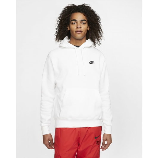 Толстовка чоловіча Nike M Nsw Club Hoodie Po Bb White BV2654-100, Размер: XL, Наличие: Склад (1-3 дня), фото , изображение 5