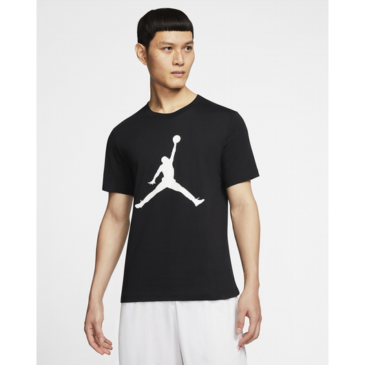 Футболка чоловіча Nike M J Jumpman Ss Crew Black CJ0921-011, Размер: S, Наличие: Склад (1-3 дня), фото , изображение 2