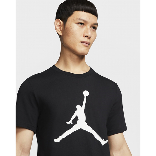 Футболка чоловіча Nike M J Jumpman Ss Crew Black CJ0921-011, Размер: S, Наличие: Склад (1-3 дня), фото , изображение 4