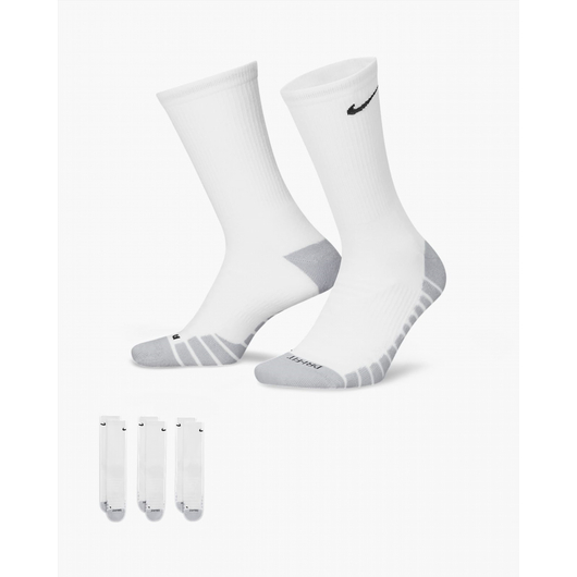 Шкарпетки унісекс Nike U Dry Cush Crew (3 пари) White SX5547-100, Размер: 46-50, Наличие: Склад (1-3 дня), фото , изображение 2