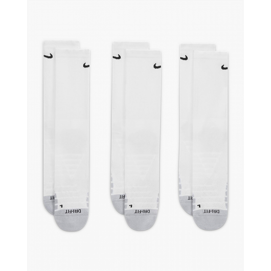 Шкарпетки унісекс Nike U Dry Cush Crew (3 пари) White SX5547-100, Размер: 46-50, Наличие: Склад (1-3 дня), фото , изображение 3