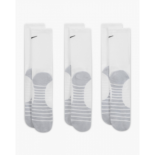 Шкарпетки унісекс Nike U Dry Cush Crew (3 пари) White SX5547-100, Размер: 46-50, Наличие: Склад (1-3 дня), фото , изображение 4