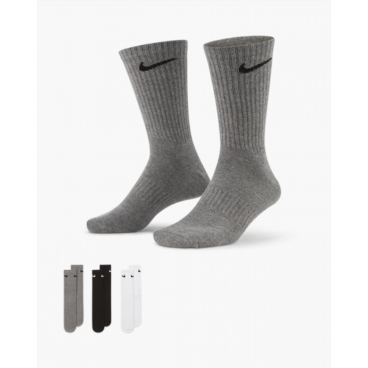 Шкарпетки унісекс Nike U Everyday Ltwt Crew (3 пари, неутеплені) Multi SX7676-964, Размер: 38-42, Наличие: Склад (1-3 дня), фото , изображение 2