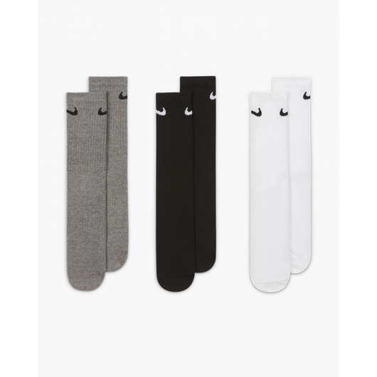 Шкарпетки унісекс Nike U Everyday Ltwt Crew (3 пари, неутеплені) Multi SX7676-964, Размер: 34-38, Наличие: Склад (1-3 дня), фото , изображение 3