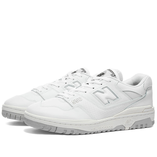 Кросівки чоловічі New Balance 550 White Grey M White BB550PB1, Размер: 41.5, Наличие: Склад (1-3 дня), фото , изображение 2