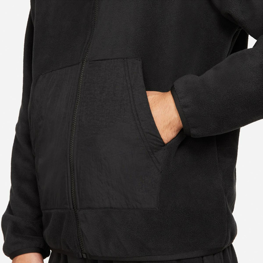 Толстовка чоловіча Nike Nsw Spe+ Flc Fz Top Winter Black DD4882-010, Размер: XXL, Наличие: Склад (1-3 дня), фото , изображение 4