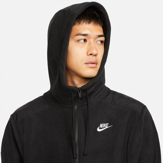 Толстовка чоловіча Nike Nsw Spe+ Flc Fz Top Winter Black DD4882-010, Размер: XXL, Наличие: Склад (1-3 дня), фото , изображение 3