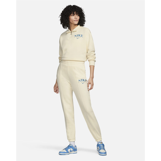 Штани жіночі Nike Womens Fleece Pants Beige Dq5384-113, Размер: M, Наличие: Склад (1-3 дня), фото , изображение 5