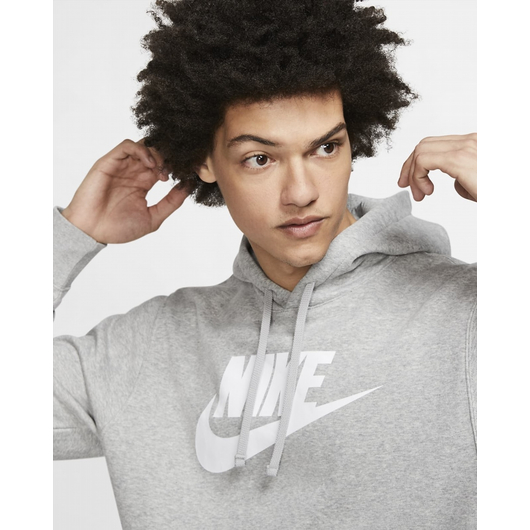 Худі чоловіче Nike Sportswear Club Fleece Grey BV2973-063, Размер: M, Наличие: Склад (1-3 дня), фото , изображение 5