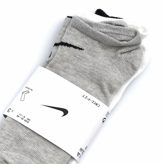 Шкарпетки унісекс Nike U Nk Everyday Ltwt Ns (3 пари, неутеплені) Multi Sx7678-964, Размер: 38-42, Наличие: Склад (1-3 дня), фото , изображение 3