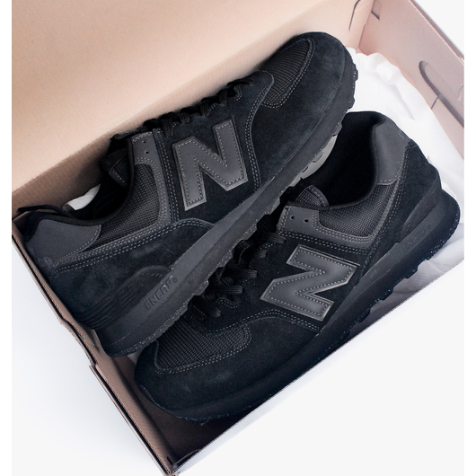 Кросівки чоловічі New Balance 574 Classic Gl Black ML574EVE, Размер: 40, Наличие: Склад (1-3 дня), фото , изображение 3