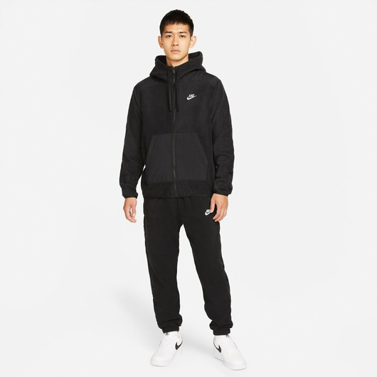 Толстовка чоловіча Nike Nsw Spe+ Flc Fz Top Winter Black DD4882-010, Размер: XXL, Наличие: Склад (1-3 дня), фото , изображение 5