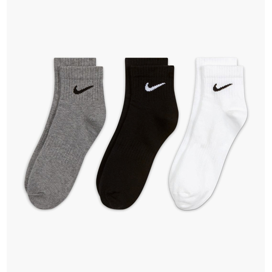 Шкарпетки унісекс Nike Everyday Ltwt Ankle Multi (3 пари, неутеплені) SX7677-964, Размер: 38-42, Наличие: Склад (1-3 дня), фото 