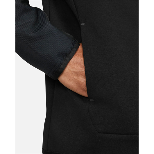 Толстовка чоловіча Nike M Nk Tch Flc Overlay Fz Black Dr6165-010, Размер: XXL, Наличие: Склад (1-3 дня), фото , изображение 3