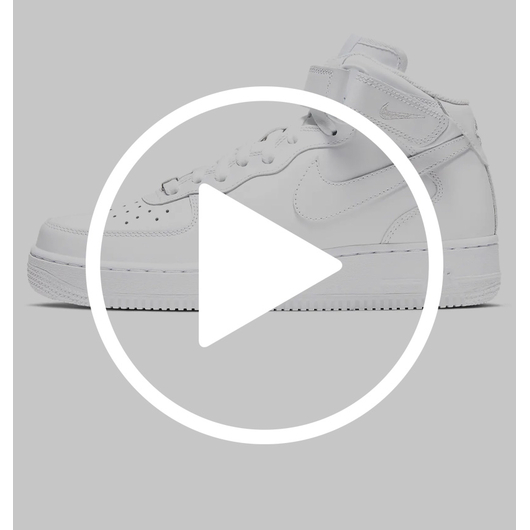 Кросівки жіночі Nike Air Force 1 Mid Triple White Dd9625-100, Размер: 37.5, Наличие: Склад (1-3 дня), фото , изображение 2