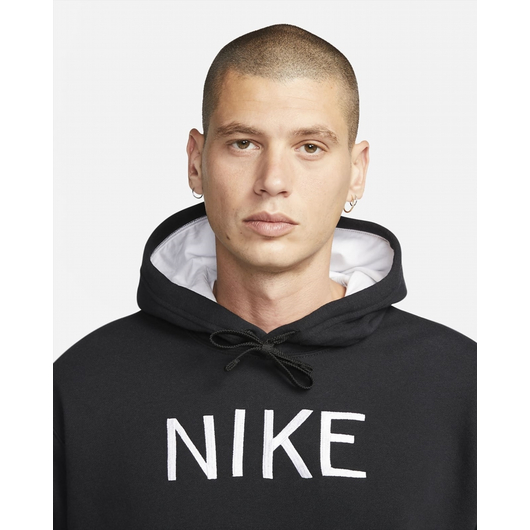 Худі чоловіче Nike M Nsw Hbr-C Bb Po Hoodie Black Dq4020-010, Размер: S, Наличие: Склад (1-3 дня), фото , изображение 4