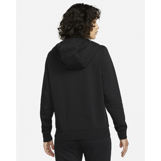Толстовка жіноча Nike W Nsw Club Flc Fz Black Dq5471-010, Размер: M, Наличие: Склад (1-3 дня), фото , изображение 3