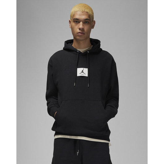 Худі чоловіче Air Jordan Flight Fleece Pullover Hoodie Black Dq7338-010, Размер: S, Наличие: Склад (1-3 дня), фото , изображение 2