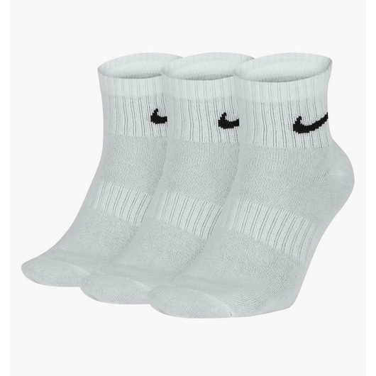 Шкарпетки унісекс Nike Everyday Ltwt Ankle (3 пари, неутеплені) SX7677-100, Размер: 38-42, Наличие: Склад (1-3 дня), фото 