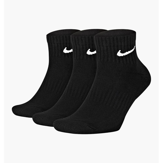 Шкарпетки унісекс Nike U Nk Everyday Cush Ankle (3 пари, утеплені) Black SX7667-010, Размер: 38-42, Наличие: Склад (1-3 дня), фото 