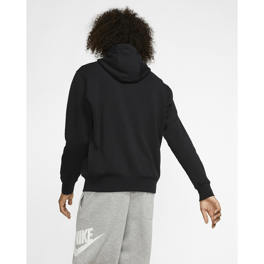 Толстовка чоловіча Nike M NSW CLUB HOODIE FZ BB Black BV2645-010, Размер: S, Наличие: Склад (1-3 дня), фото , изображение 4