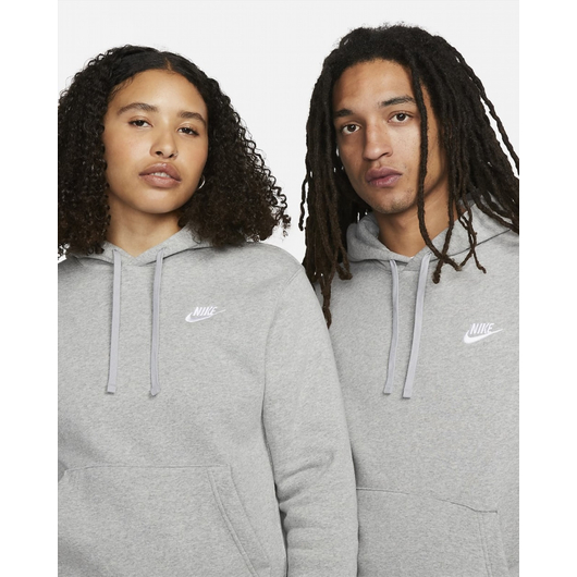 Худі чоловіче Nike NSW Club Crew Grey BV2654-063, Розмір: XL, Наявність: Склад (1-3 дня), фото , изображение 5