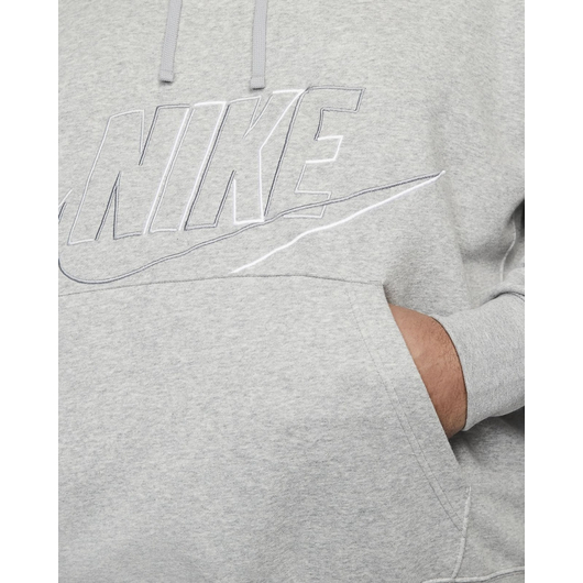Худі чоловіче Nike Sweatshirt Hooded Club+ Grey Dx0541-063, Размер: M, Наличие: Склад (1-3 дня), фото , изображение 3
