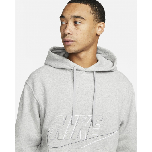 Худі чоловіче Nike Sweatshirt Hooded Club+ Grey Dx0541-063, Размер: M, Наличие: Склад (1-3 дня), фото , изображение 5