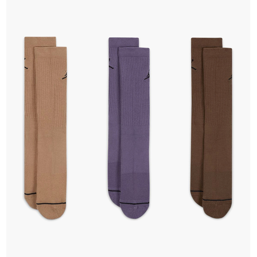 Шкарпетки унісекс Air Jordan Everyday Crew Socks (3 пари) Multi DX9632-905, Размер: 34-38, Наличие: Склад (1-3 дня), фото 
