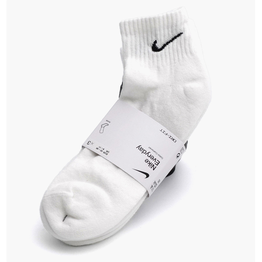 Шкарпетки унісекс Nike U Nk Everyday Cush Ankle (3 пари, утеплені) White SX7667-100, Размер: 38-42, Наличие: Склад (1-3 дня), фото 