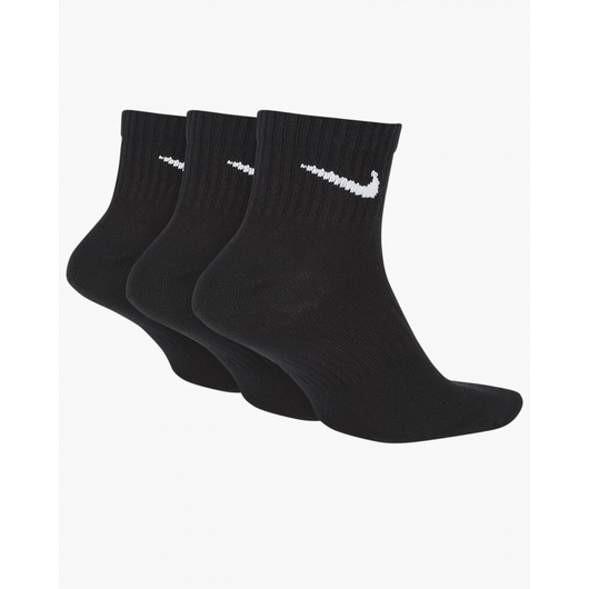 Шкарпетки унісекс Nike U Nk Everyday Ltwt Ankle (3 пари, неутеплені) Black SX7677-010, Размер: 34-38, Наличие: Склад (1-3 дня), фото , изображение 3