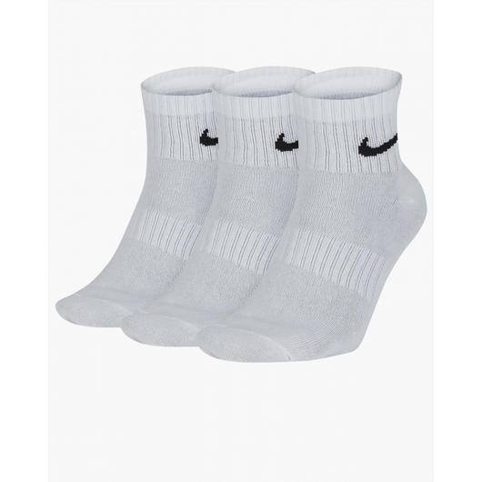 Шкарпетки унісекс Nike Everyday Ltwt Ankle (3 пари, неутеплені) SX7677-100, Размер: 38-42, Наличие: Склад (1-3 дня), фото , изображение 2