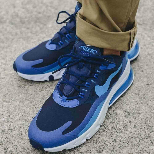 Кросівки чоловічі Nike Air Max 270 React Blue AO4971-400, Размер: 42.5, Наличие: Склад (1-3 дня), фото , изображение 2