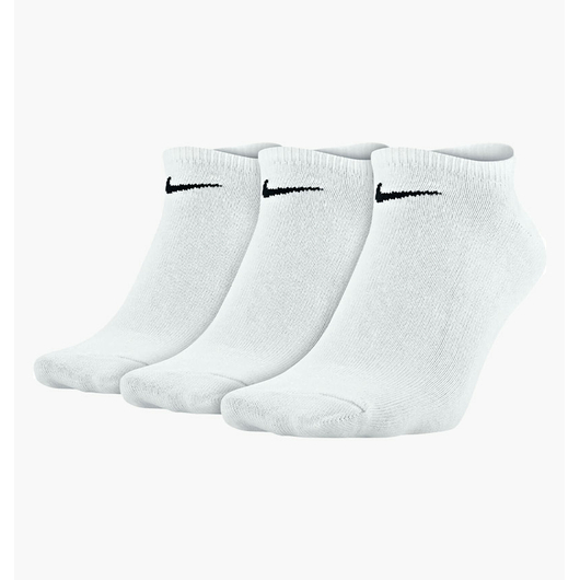Шкарпетки унісекс Nike (3 пари) Value No Show White SX2554-101, Размер: 38-42, Наличие: Склад (1-3 дня), фото 