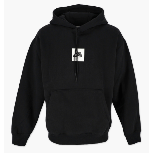 Худі унісекс Nike Sb Flc Hd Box Logo Black DV8839-010, Размер: XL, Наличие: Склад (1-3 дня), фото 