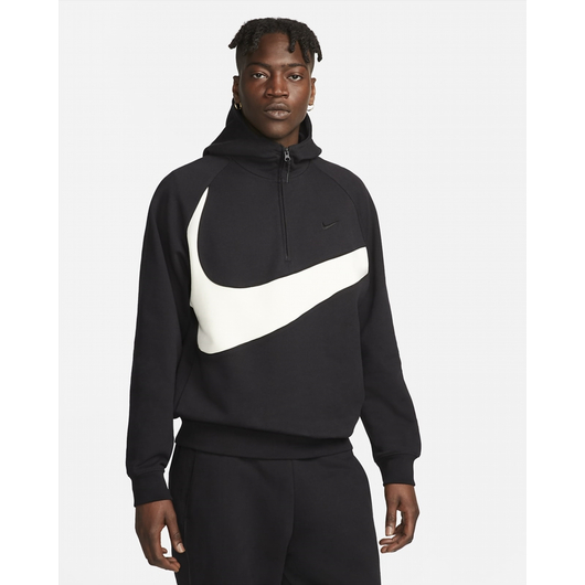 Кофта чоловіча Nike 1/2 Swoosh Black DX0566-013, Размер: XXL, Наличие: Склад (1-3 дня), фото , изображение 2
