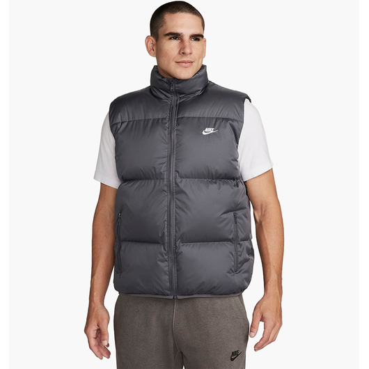 Жилетка чоловіча Nike Sportswear Club Primaloft® Water-Repellent Puffer Vest Grey FB7373-068, Размер: XL, Наличие: Склад (1-3 дня), фото 