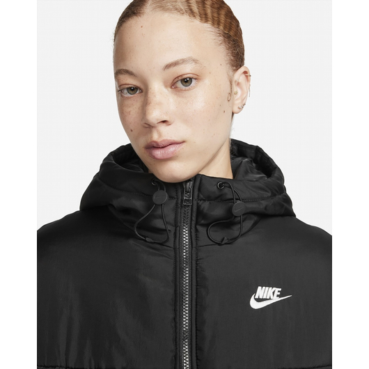 Парка жіноча Nike Sportswear Therma-Fit Classics WomenS Parka Black FB7675-010, Размер: S, Наличие: Склад (1-3 дня), фото , изображение 5